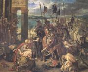 Eugene Delacroix Entry of the Crusaders into Constantinople on 12 April 1204 (mk05) Sweden oil painting reproduction